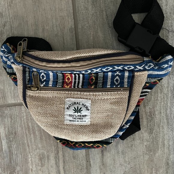 Fanny Bag Natural HEMP - Picture 1 of 2